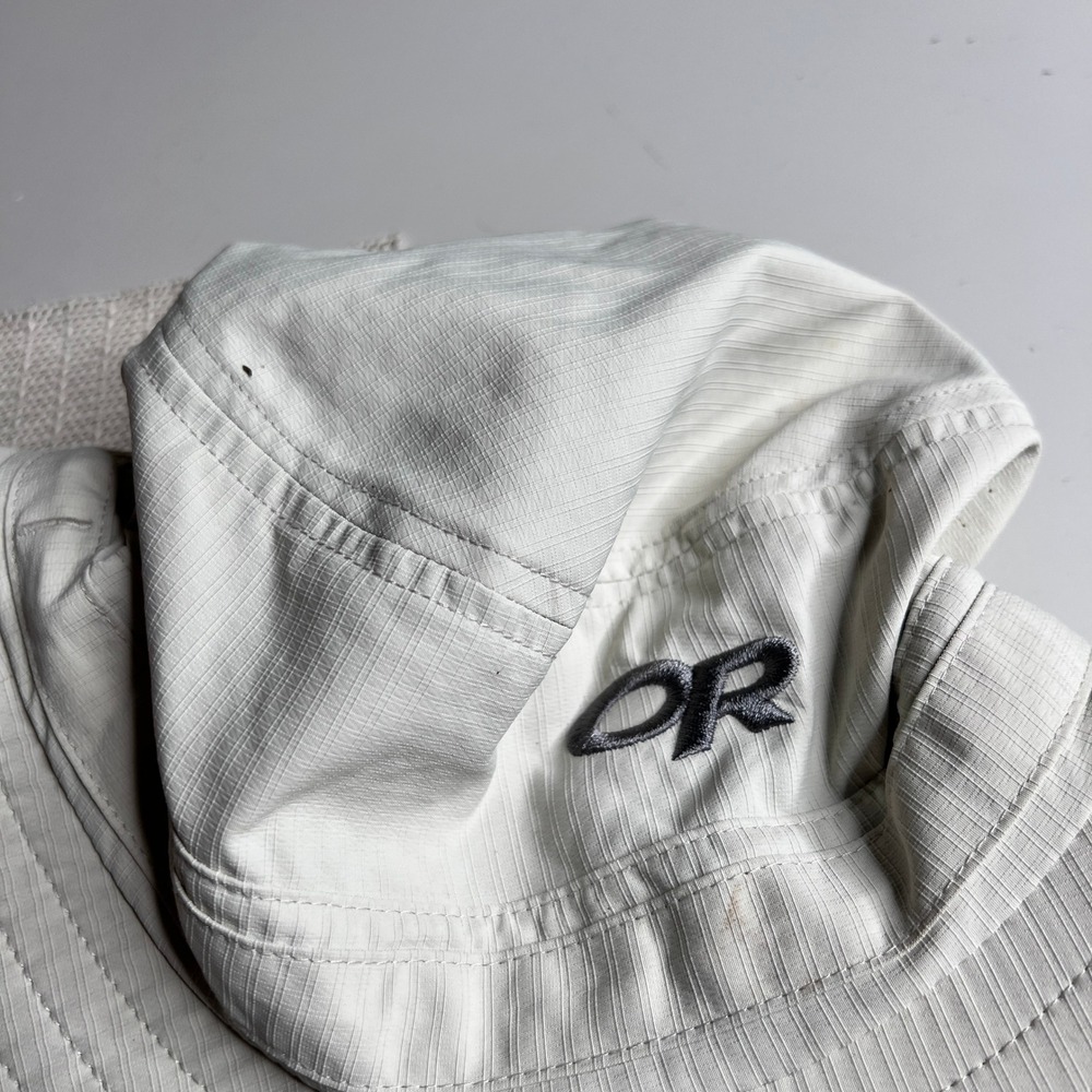 Outdoor Research Sombriolet Sun Hat Khaki UPF 50+ Wide Brim Hiking Mens Large - Picture 7 of 8